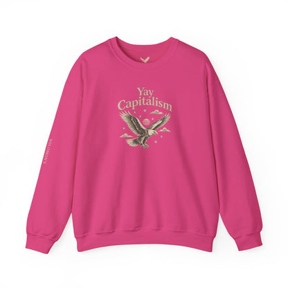 Yay Capitalism Eagle - Crewneck Sweatshirt - Unisex