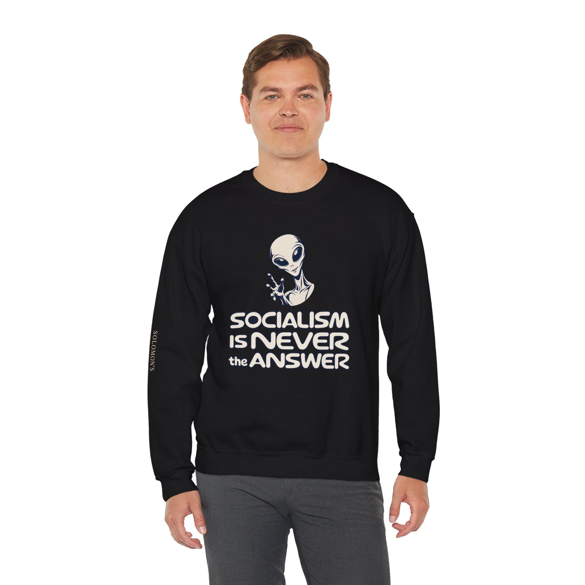 Friendly Alien - Crewneck Sweatshirt - Unisex