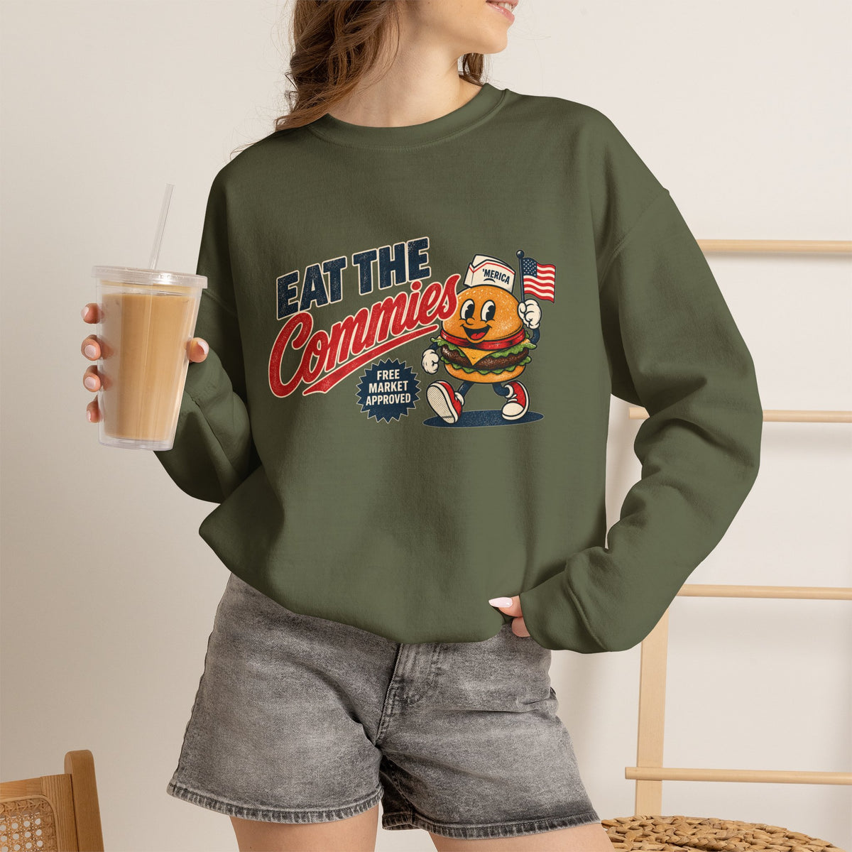 Eat the Commies - Crewneck Sweatshirt - Unisex