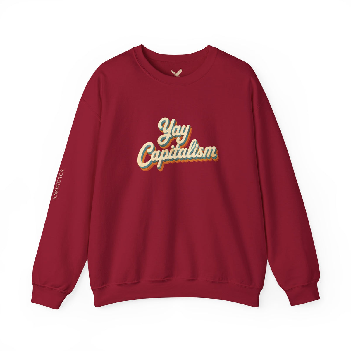 Yay Capitalism Retro - Crewneck Sweatshirt - Unisex