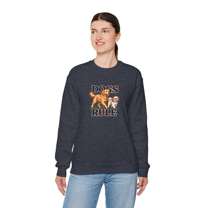Dogs Rule - Crewneck Sweatshirt - Unisex