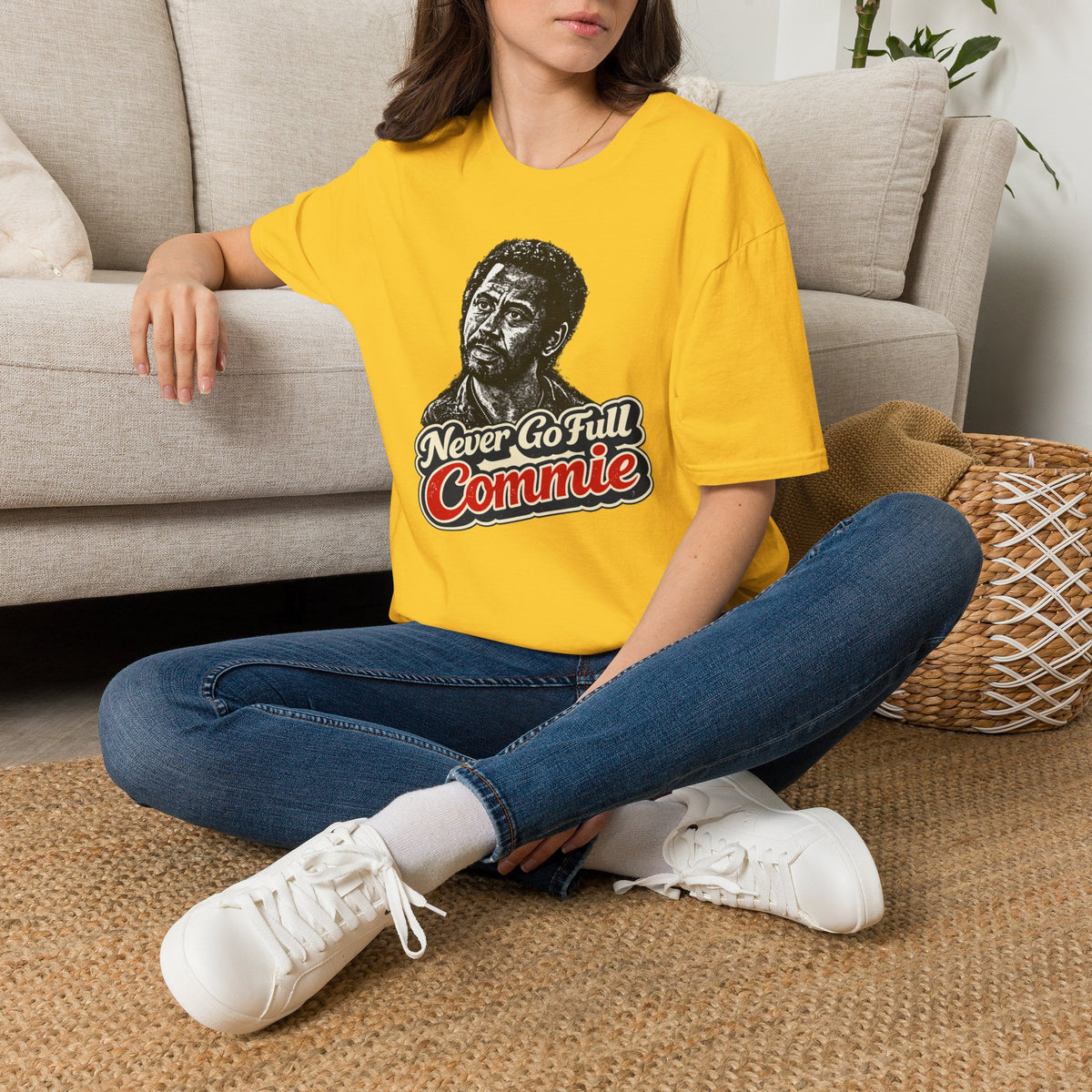 Never Go Full Commie - Short Sleeve T-Shirt - Unisex