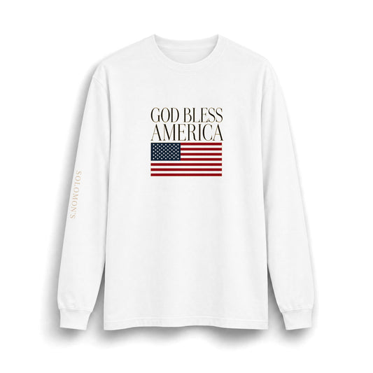 God Bless America (Lg) - Long Sleeve T-Shirt - Unisex
