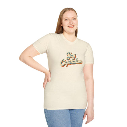 Yay Capitalism Retro - Short Sleeve T-Shirt - Unisex