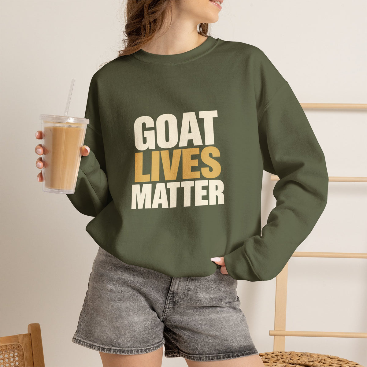 Goat Lives Matter - Crewneck Sweatshirt - Unisex