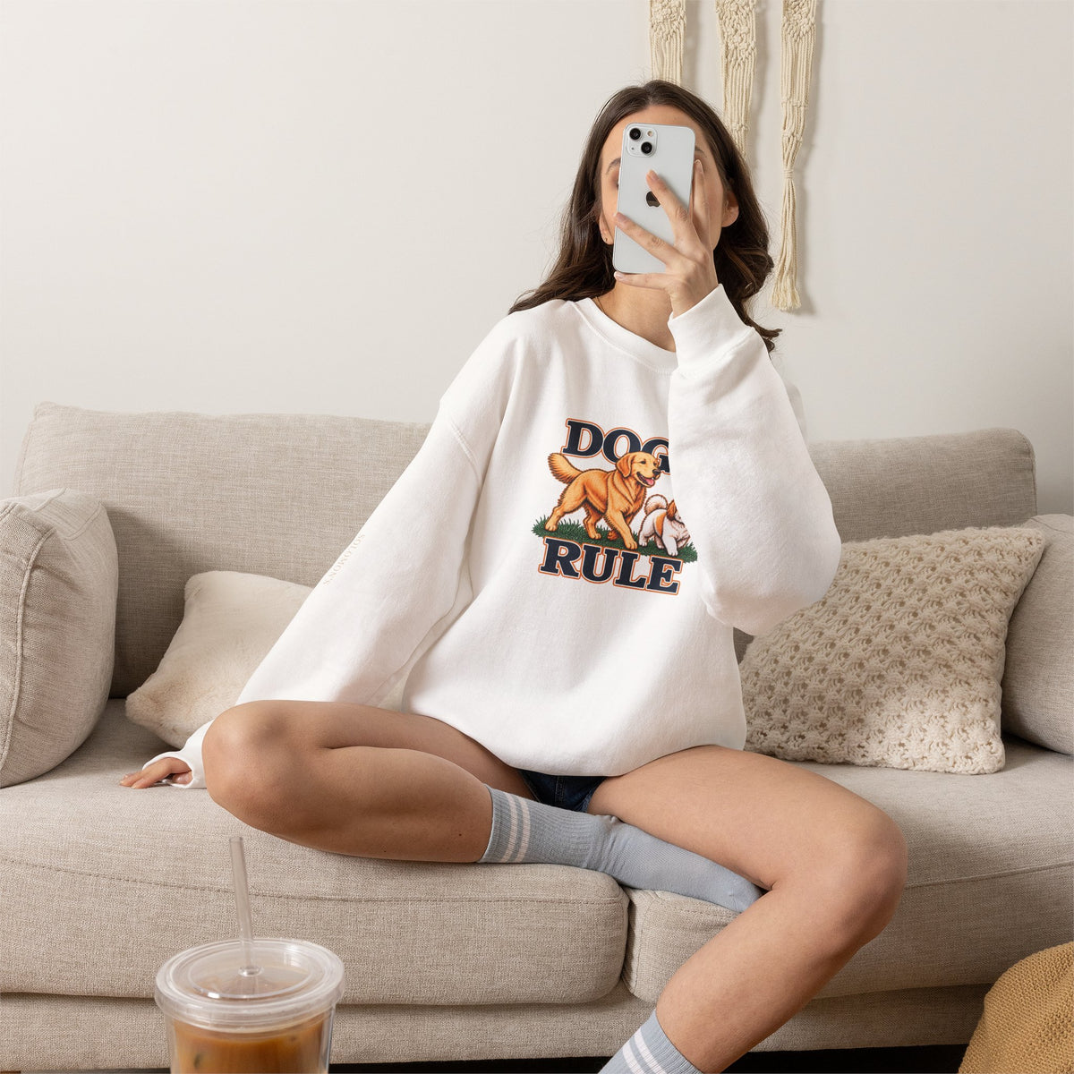 Dogs Rule - Crewneck Sweatshirt - Unisex
