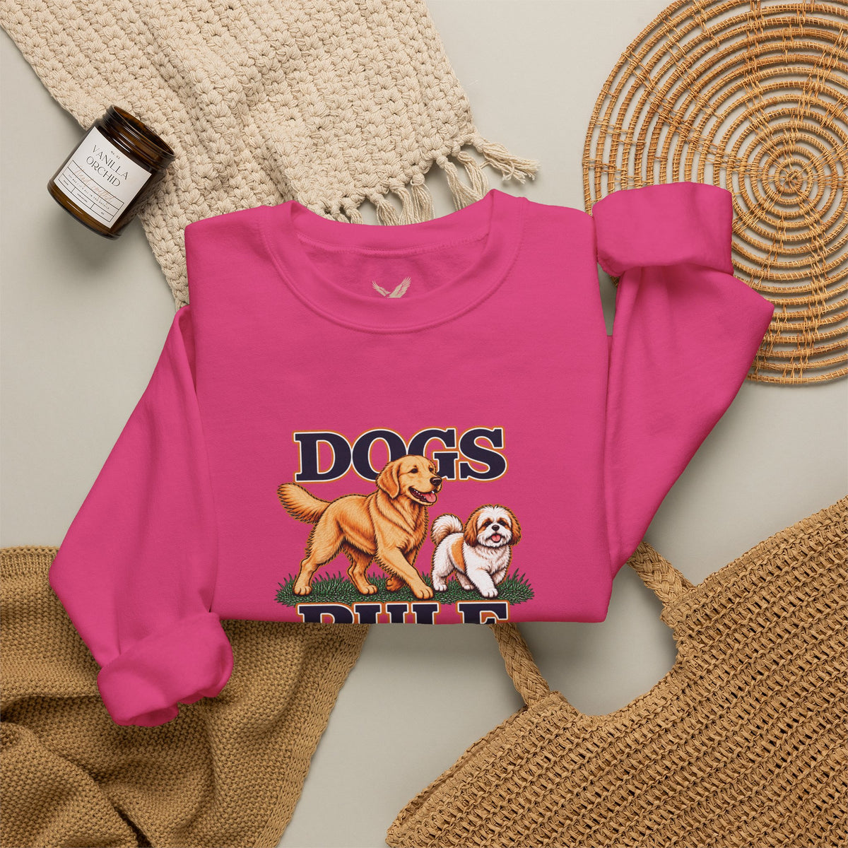 Dogs Rule - Crewneck Sweatshirt - Unisex