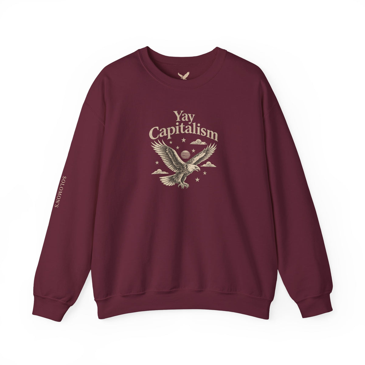 Yay Capitalism Eagle - Crewneck Sweatshirt - Unisex