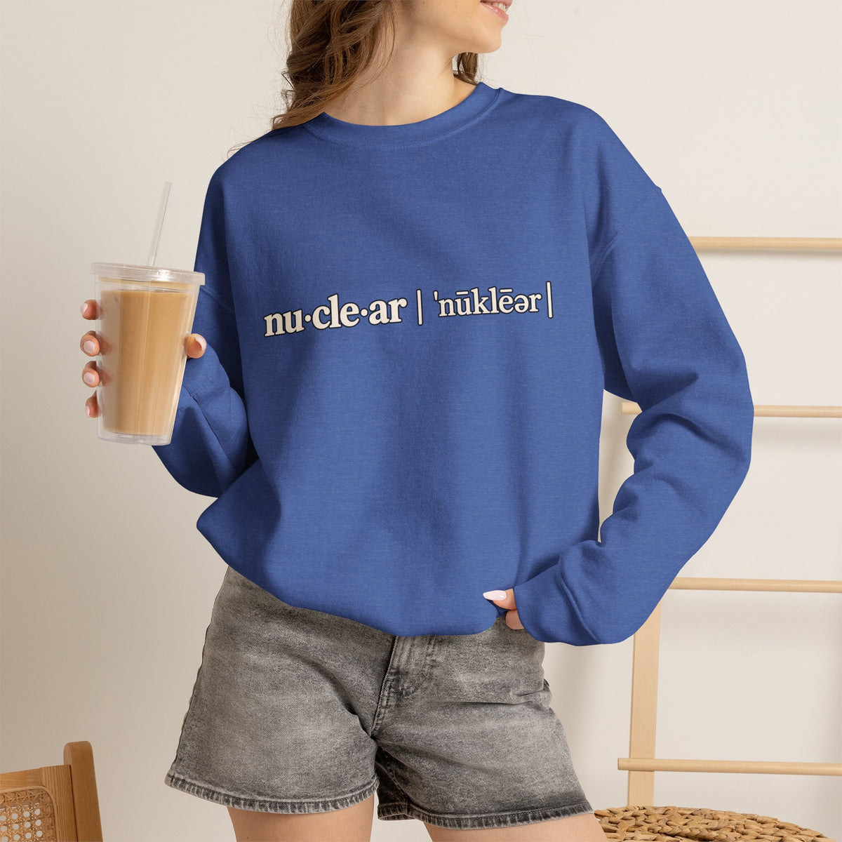 nu-cle-ar - Crewneck Sweatshirt - Unisex