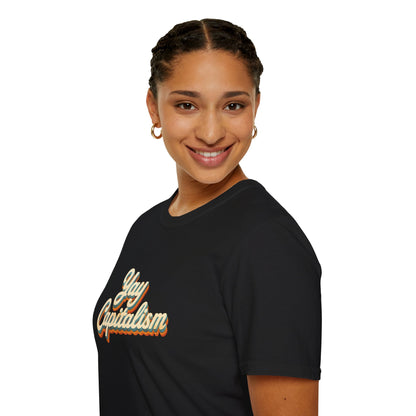 Yay Capitalism Retro - Short Sleeve T-Shirt - Unisex