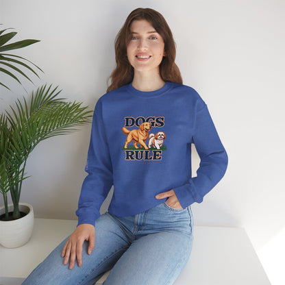 Dogs Rule - Crewneck Sweatshirt - Unisex