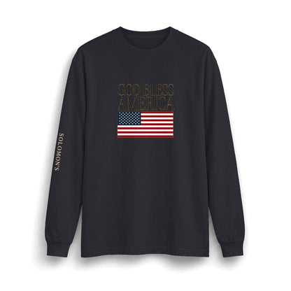 God Bless America (Lg) - Long Sleeve T-Shirt - Unisex