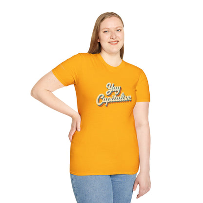 Yay Capitalism Retro - Short Sleeve T-Shirt - Unisex