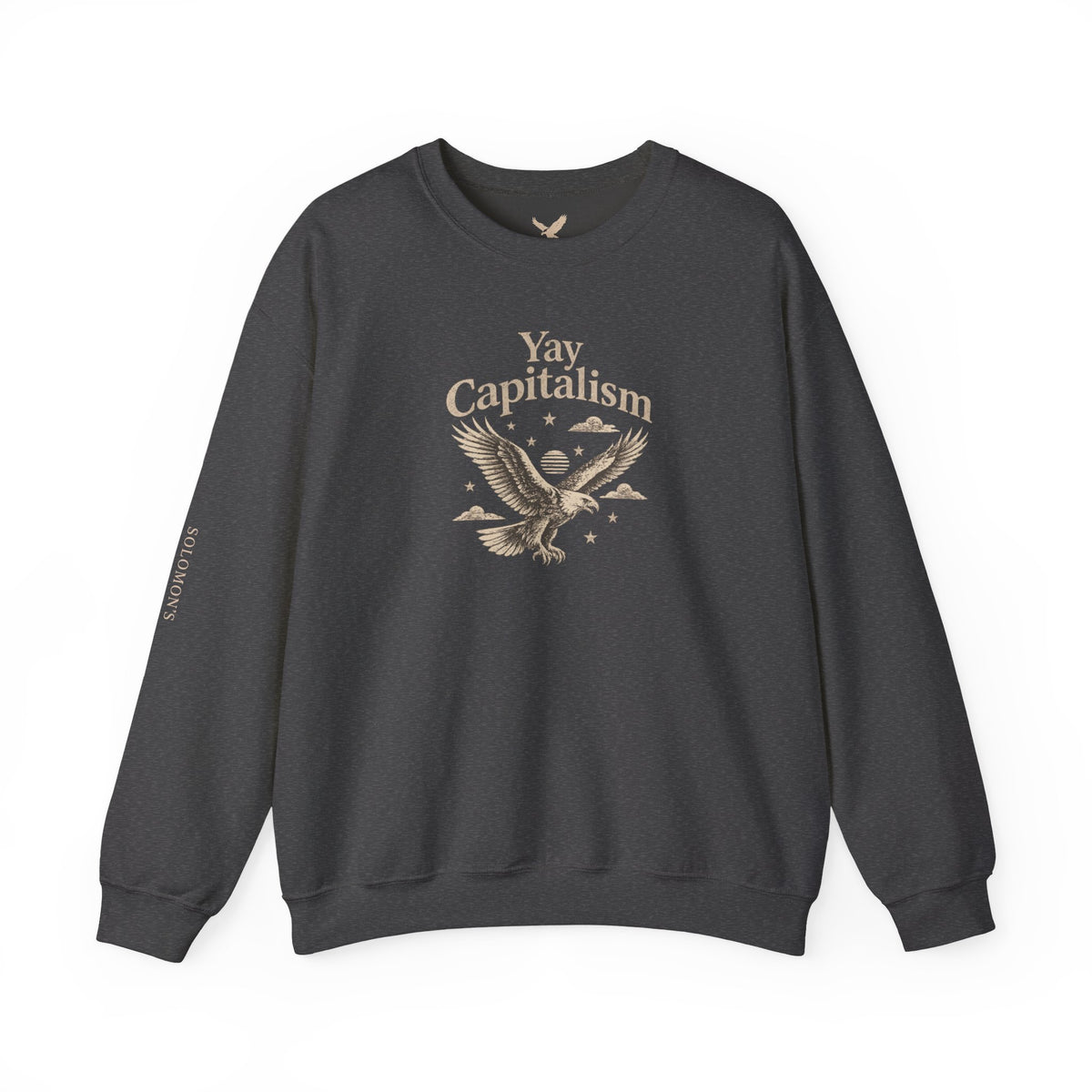 Yay Capitalism Eagle - Crewneck Sweatshirt - Unisex