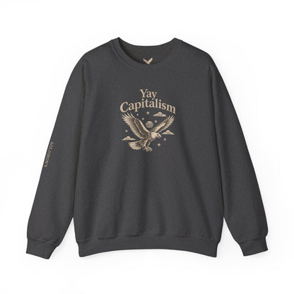Yay Capitalism Eagle - Crewneck Sweatshirt - Unisex