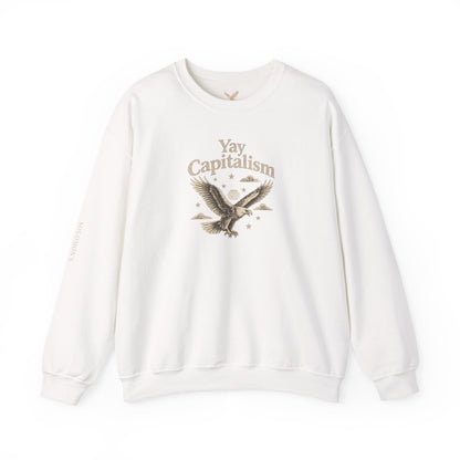 Yay Capitalism Eagle - Crewneck Sweatshirt - Unisex