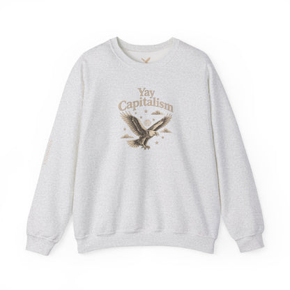 Yay Capitalism Eagle - Crewneck Sweatshirt - Unisex