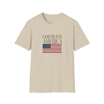 God Bless America (Lg) - Short Sleeve T-Shirt - Unisex