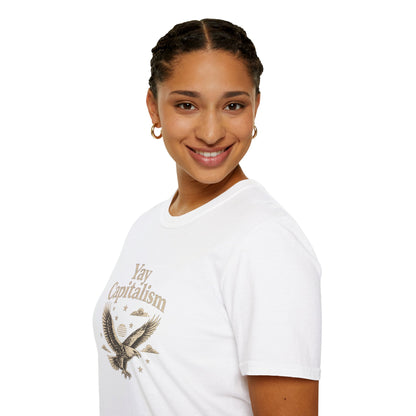 Yay Capitalism Eagle - Short Sleeve T-Shirt - Unisex