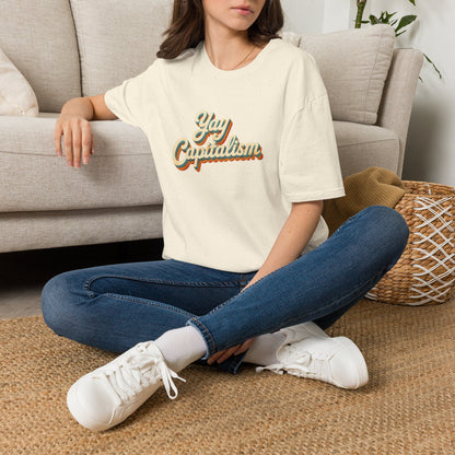 Yay Capitalism Retro - Short Sleeve T-Shirt - Unisex