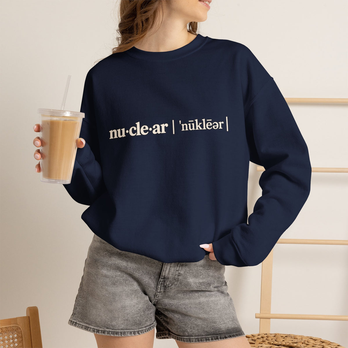 nu-cle-ar - Crewneck Sweatshirt - Unisex