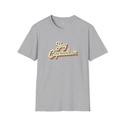 Yay Capitalism Retro - Short Sleeve T-Shirt - Unisex