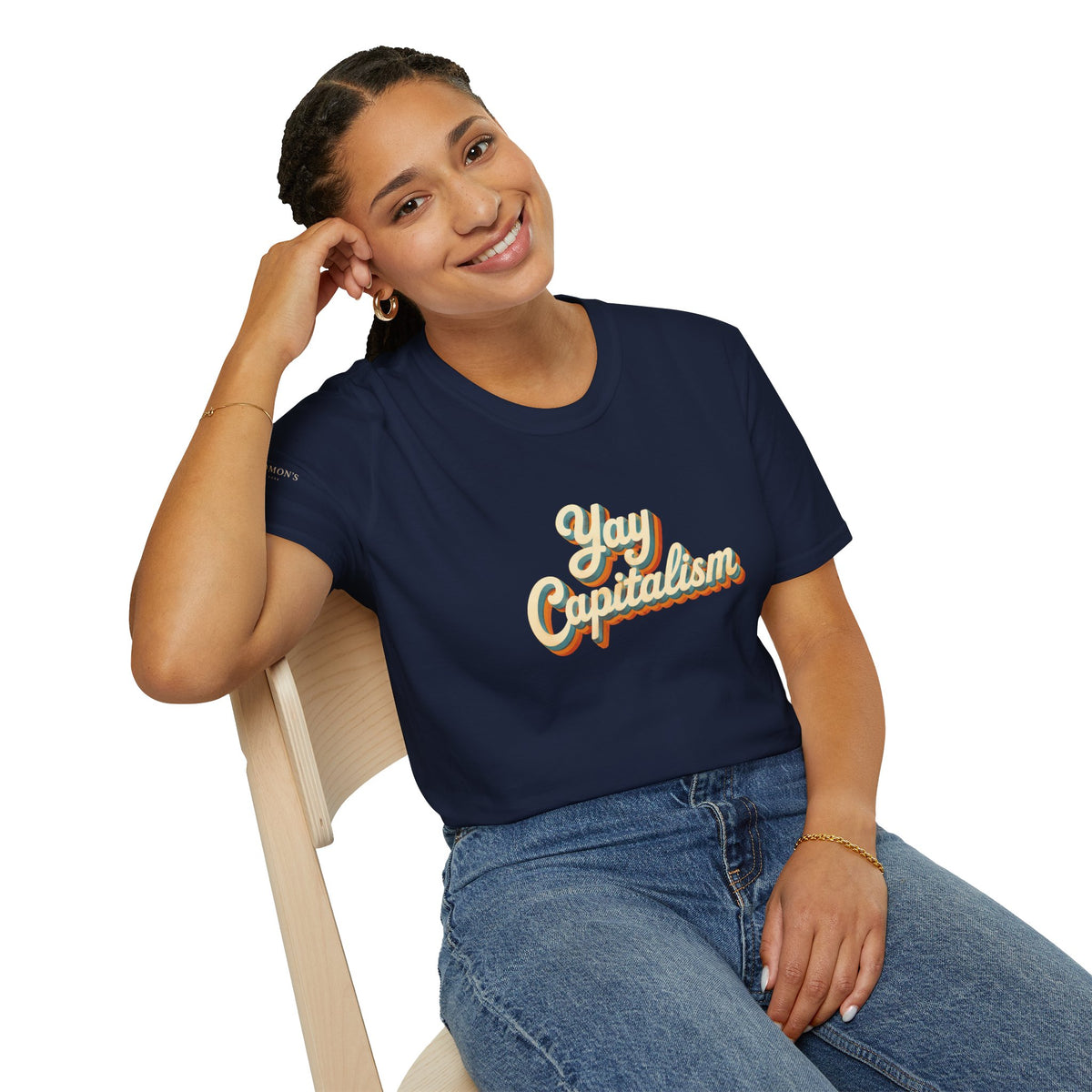 Yay Capitalism Retro - Short Sleeve T-Shirt - Unisex