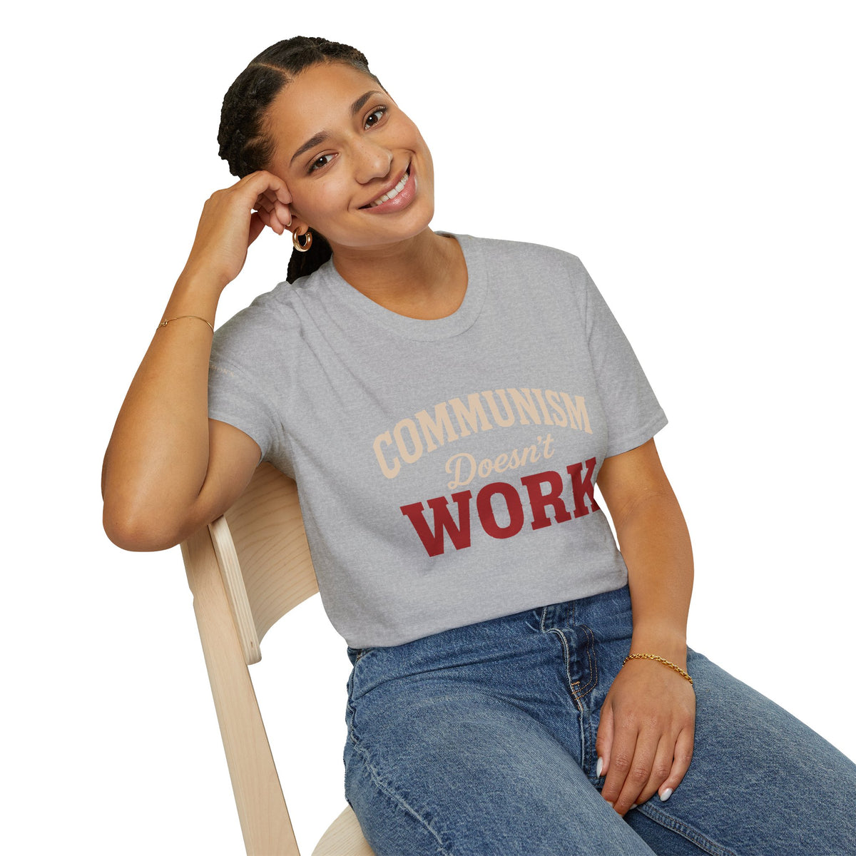 Communism Doesn't Work - Short Sleeve T-Shirt - Unisex