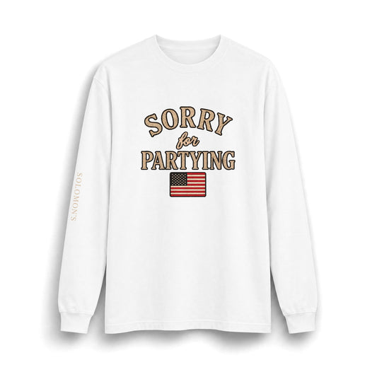 Sorry for Partying - Long Sleeve T-Shirt - Unisex