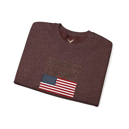 God Bless America Crewneck Sweatshirt - Unisex