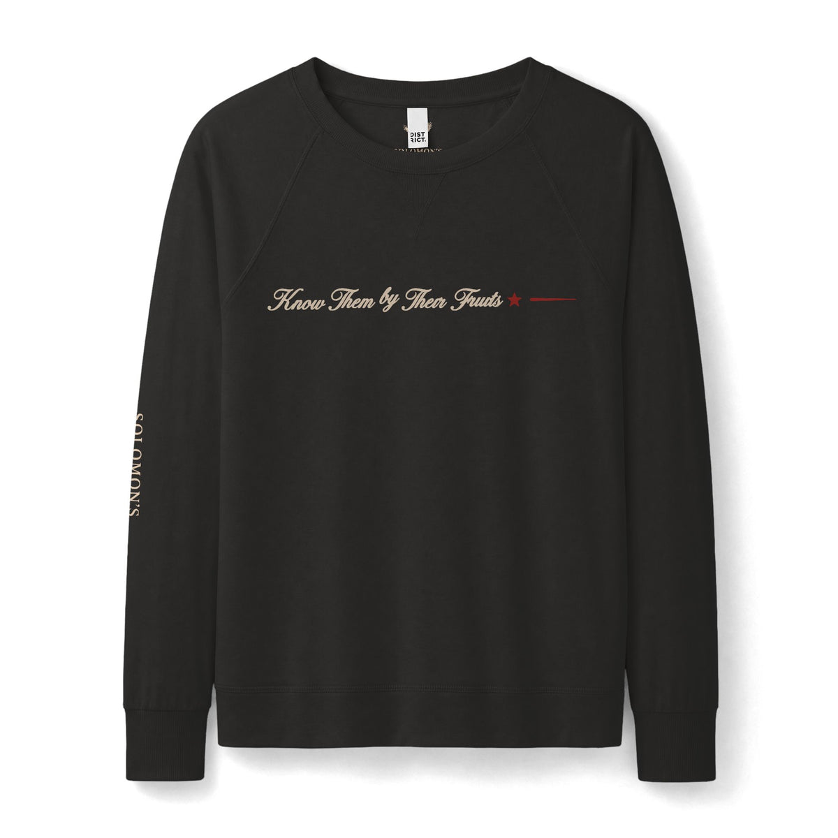 Know them by Their Fruits - French Terry Sweatshirt - Women's