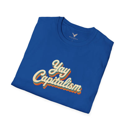 Yay Capitalism Retro - Short Sleeve T-Shirt - Unisex