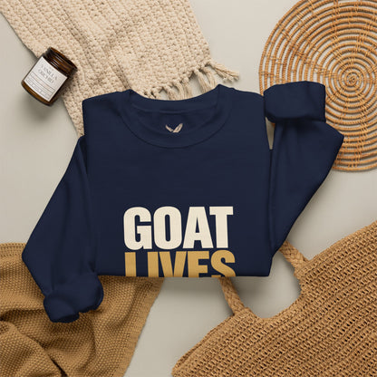 Goat Lives Matter - Crewneck Sweatshirt - Unisex