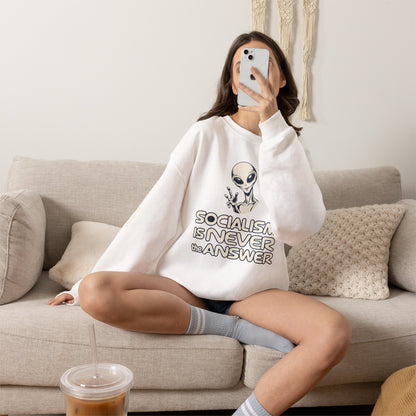 Friendly Alien - Crewneck Sweatshirt - Unisex