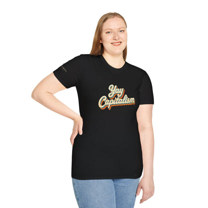 Yay Capitalism Retro - Short Sleeve T-Shirt - Unisex