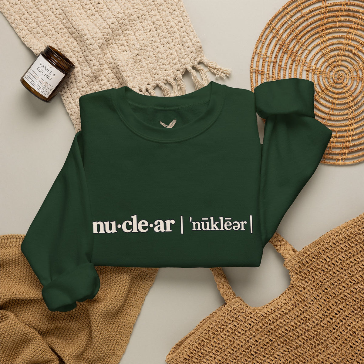 nu-cle-ar - Crewneck Sweatshirt - Unisex