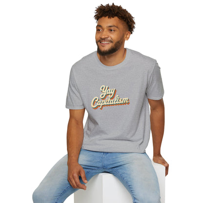 Yay Capitalism Retro - Short Sleeve T-Shirt - Unisex