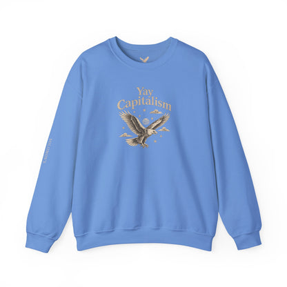 Yay Capitalism Eagle - Crewneck Sweatshirt - Unisex