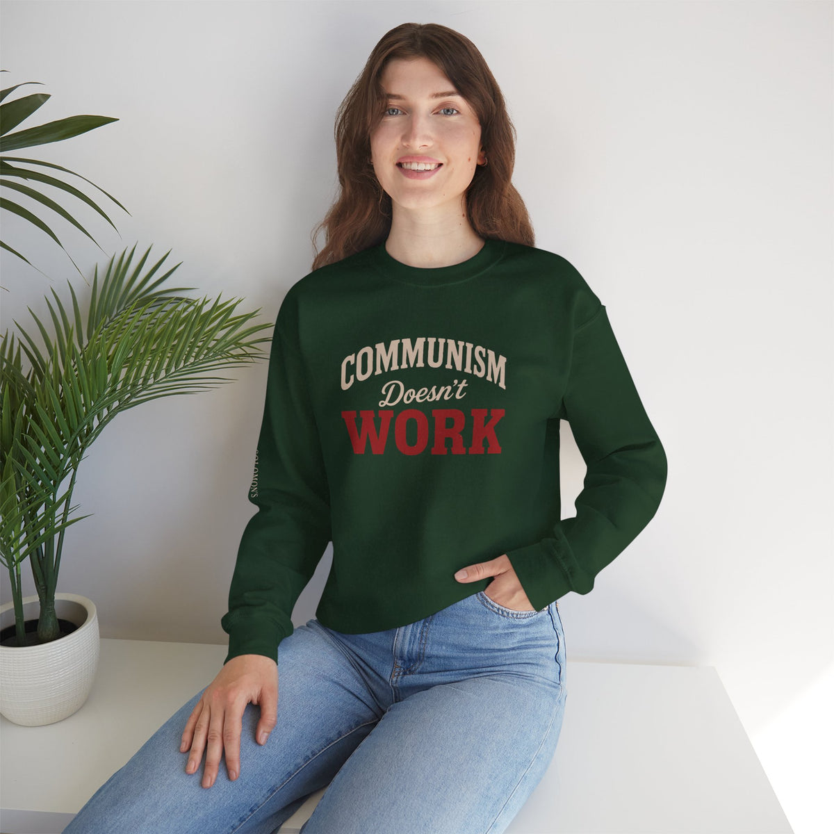 Communism Doesn't Work - Crewneck Sweatshirt - Unisex